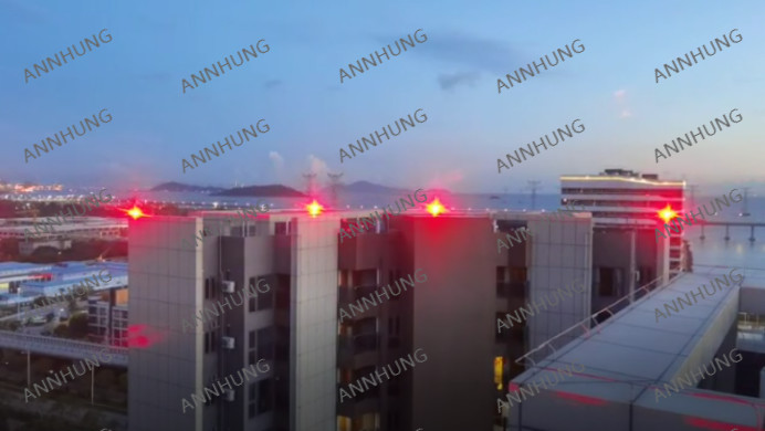 Latest company case about Shenzhen Songmao Bojing residence project , LED Medium-intensity Aviation Obstruction Light