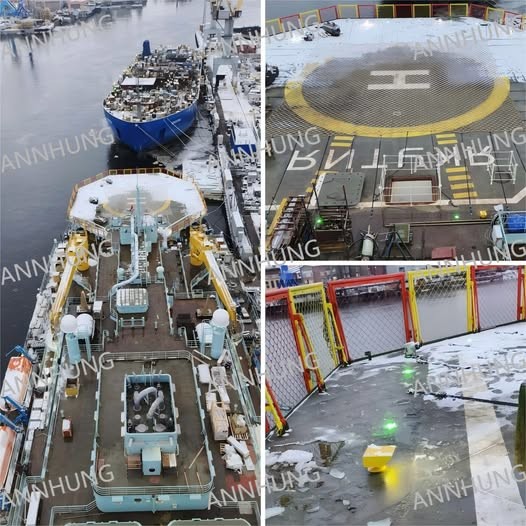 Latest company case about Project Cases of helideck light
