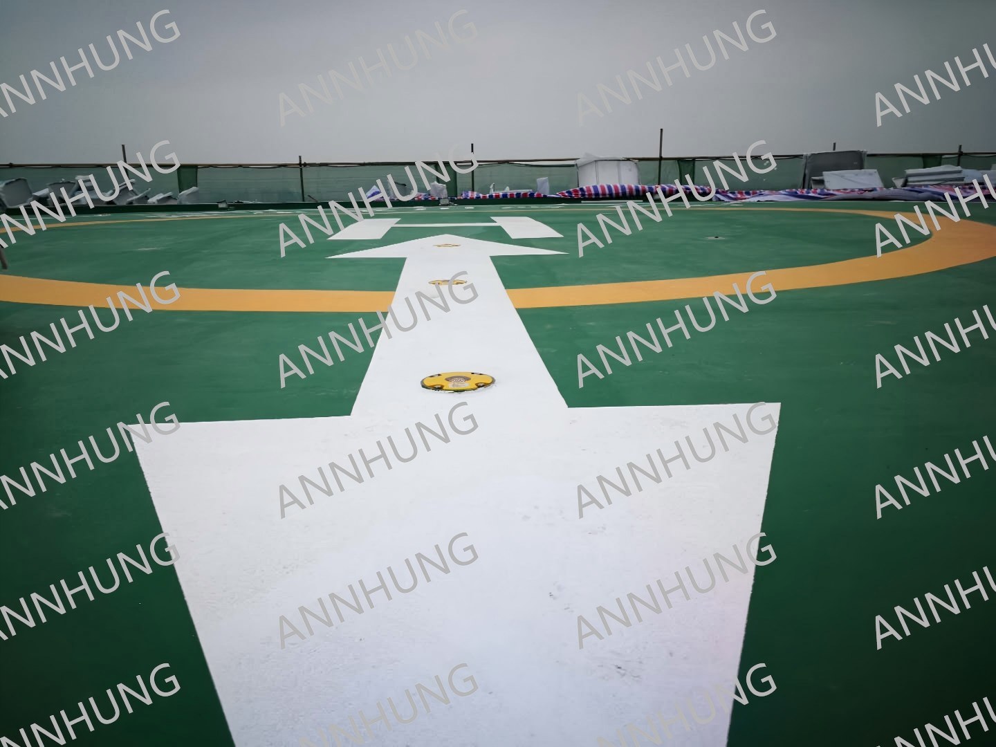 Latest company case about Building Rooftop Helipad Case Study: AH-HP-I Serial LED Heliport Inset Light