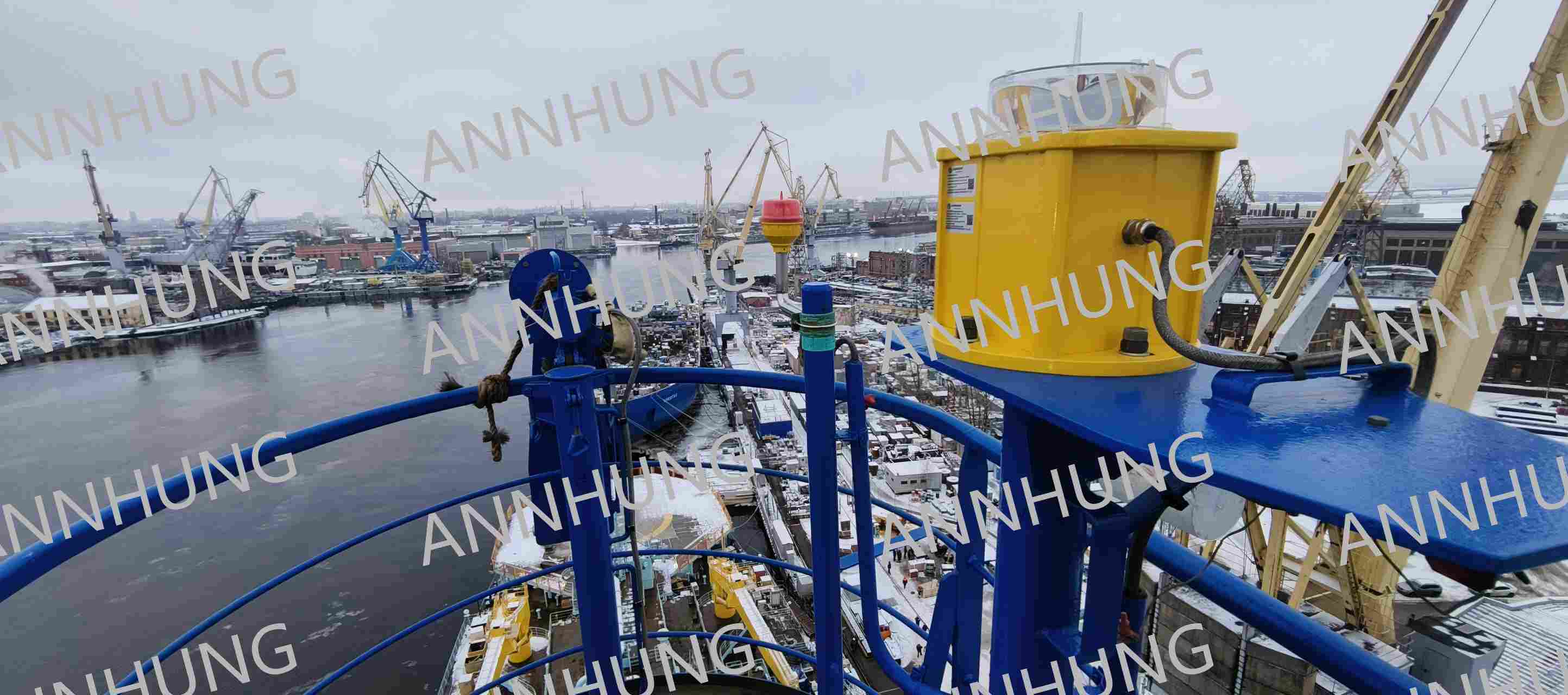 Latest company case about Helideck Lighting Case: AH-HP-I, AH-HP-F1, AH-HP-B1 & AH-LI-B2 System on Ship Deck