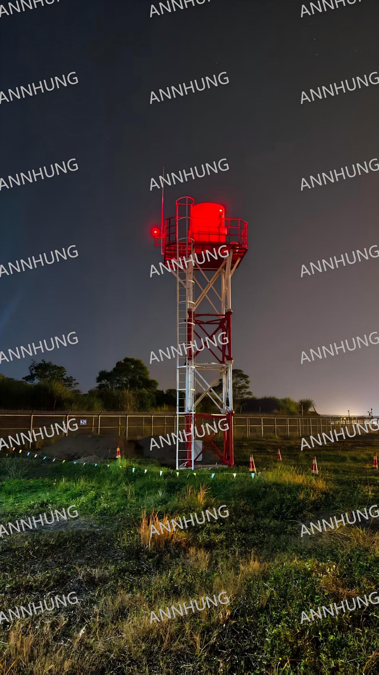 Latest company case about Aviation Obstruction Light Installation Case: AH-LI-B2 Low-intensity L810 Safety Light