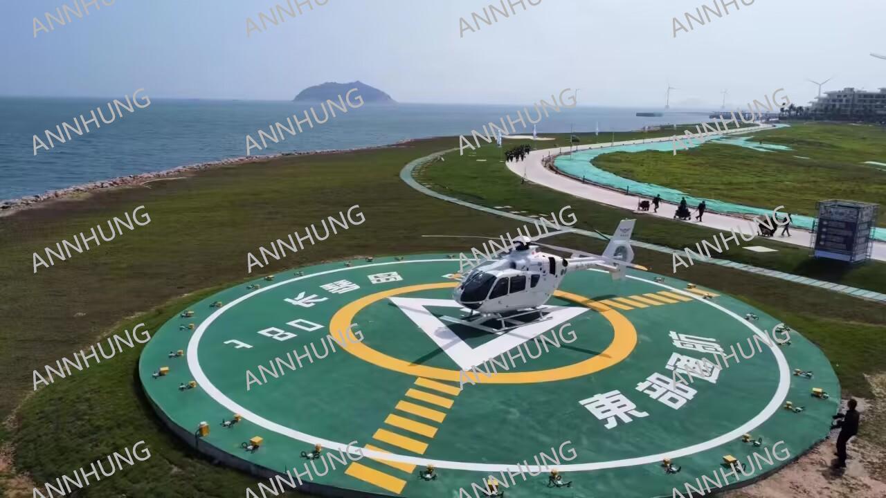 Latest company case about Coastal Heliport Light Installation Case: ICAO-Compliant LED Helipad Lighting for Safe Night Landings