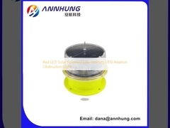 Red LED Solar Powered Low-intensity L810 Aviation Obstruction Light