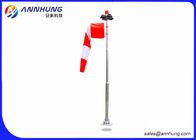 Red and White Wind Sock Wind Cone for Indicating Heliport Wind Direction