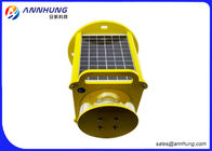 Red Solar Obstruction Light With Die Casting Aluminum ICAO FAA Standard