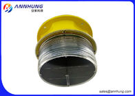 Steady Burning and Flashing Solar Obstruction Light for High Pole