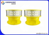 Marking Towers Aircraft Warning Light IP Rating 65 And Red Color Temperature