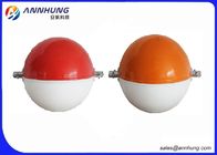 Fiberglass Aircraft Warning Sphere For River - Crossing Transmission Lines