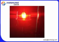 LED Solar Red Obstruction Light , 10cd Low Intensity Aircraft Warning Light IP68