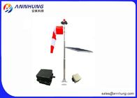 Stainless Steel 304  Wind Cone Airport Landing Indicator With  Mono Crystalline Silicon Module