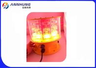 Red / White Medium Intensity Aviation Obstruction Light Type A For Tower Crane