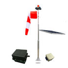 ICAO Heliport Red Outside Flood Lights Wind Direction Indicator Customized Windsock
