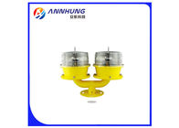 Aviation Double Warning Light , High Building Obstruction Lights LED 32cd Low Intensity