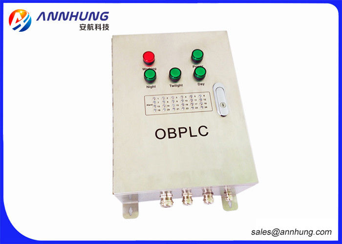 White Controller For LED Aviation Obstruction Light / Low Intensity Light