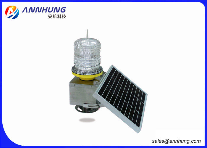 Aluminium Base Solar Aviation Obstruction Light with Anti UV PC Lens