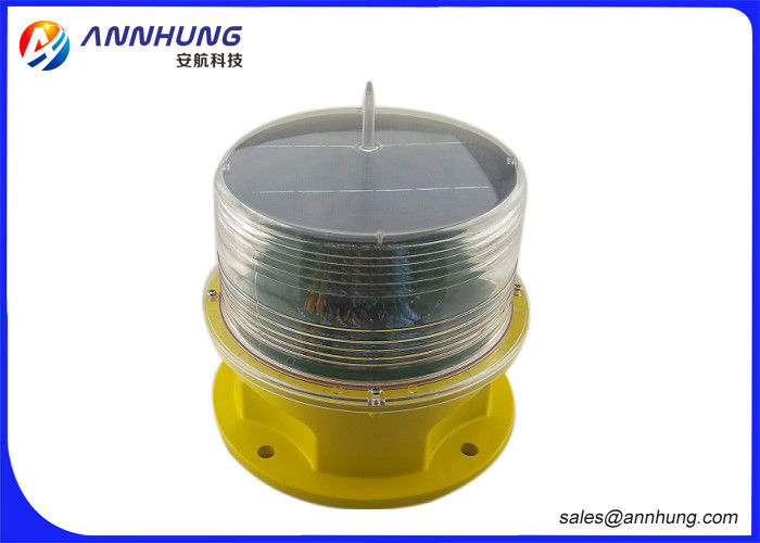 ICAO Standard Low-intensity LED Aircraft Warning Light with Built-in Solar Panel