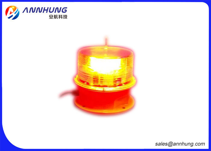 Aging Resistance LED Flashing Lights / Aviation Red Light High Efficiency