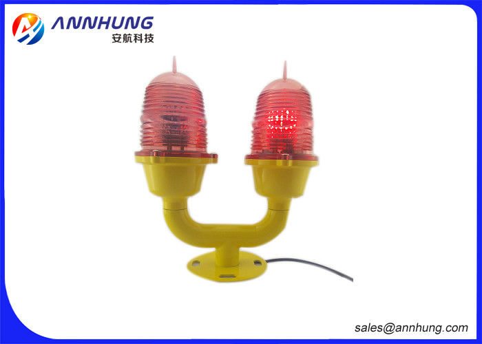 High Chimney Double Aviation Waring Light Flashing Red Main - Standby Way