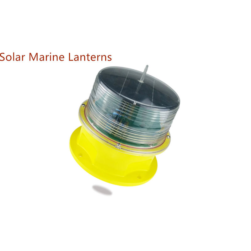 LED GPS Sync Flashing Solar Marine Lantern IALA PC Housing Built In Photocell