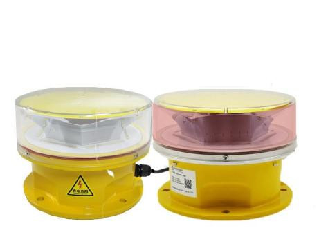 LED Dual White Red Medium Intensity Aviation Obstruction Light UV Protection Powder Coated