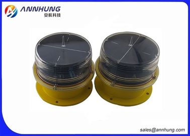 Solar Powered Aircraft Warning Light On Towers Vibrations And UV Protection
