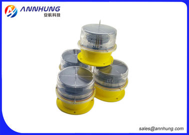 Red Solar Marine Lantern / Marine Navigation Lights for Sea Warning