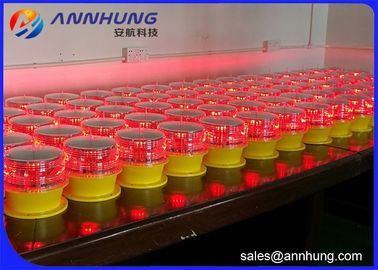 Red  LED Aviation Obstruction Light  With GSM Monitoring Function For Tower