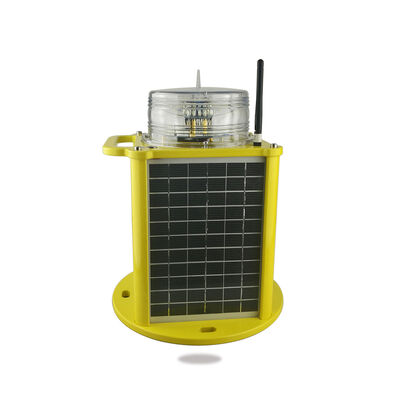 Solar Airfield Light with IP68 Waterproof LED Airport Lighting Featuring Mono Crystalline Silicon Solar Panel and Wireless Remote Control