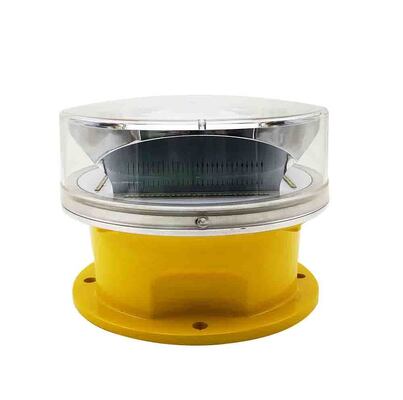 IP68 Waterproof LED Aviation Obstruction Light with High Transmittance and Thermal Stability for Aircraft Warning