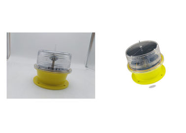 IP68 High Building Aircraft Warning Lights Die Casting Aluminum Lamp Body 3.7V