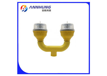 LED Aviation Obstruction Light 5 Watt red Obstruction Light , FAA L810 Aircraft Warning Lights On Towers