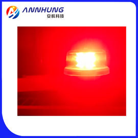 ICAO Standard Low Intensity Obstruction Light Red Steady Burning Built - In Photocell