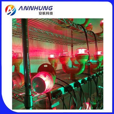 Red Double Obstruction Light / Led Aircraft Warning Lights For Tall Buildings