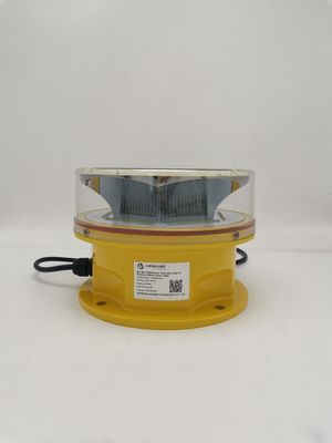 60FPM GPS Sync LED Aviation Obstruction Light with UV Polycarbonate for Medium Intensity Aircraft Warning