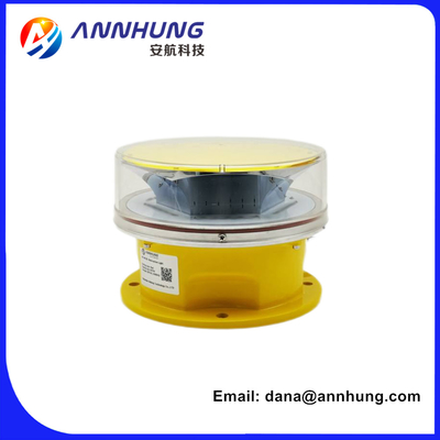 20W Aviation Obstruction Light UV Polycarbonate Monocrystalline Silicon