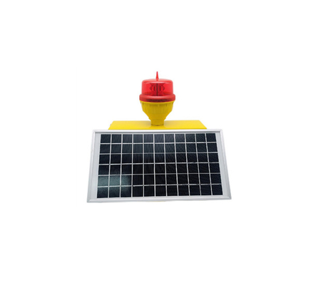 FAA 130m/S LED Solar Obstruction Light Aircraft Warning Marker Low Intensity