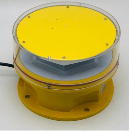 LED Medium Intensity Aviation Obstruction Light Surge Protection White Color