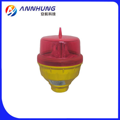 LED Aviation Obstruction Light with Steady-burning/20/30/60 Adjustable Flash Characteristics and 360-degree Horizontal Output for 10 Years Plus Life Expectancy